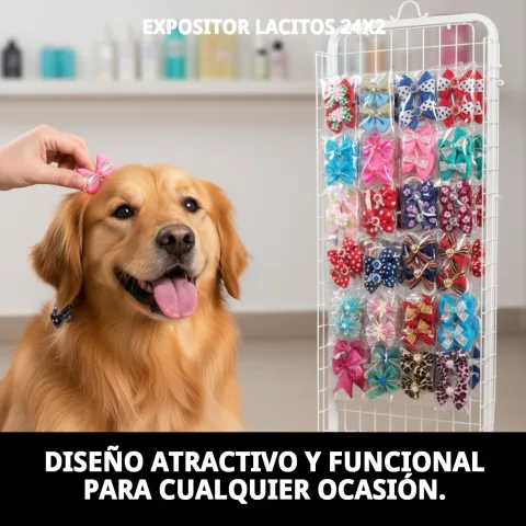 Lacitos para perros con pelaje semilargo