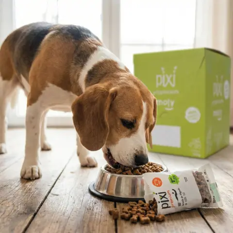 Détail du snack premium au foie pour chiens sans conservateurs