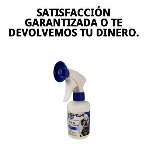 Flacon Frontline Spray posé sur fond blanc