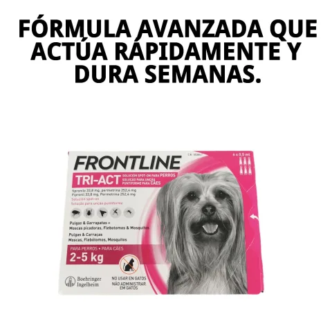 Emballage Frontline Tri-Act 2-5 kg pour chiens