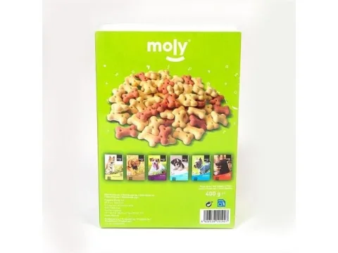 Detalle galletas naturales de frutas para perros Moly