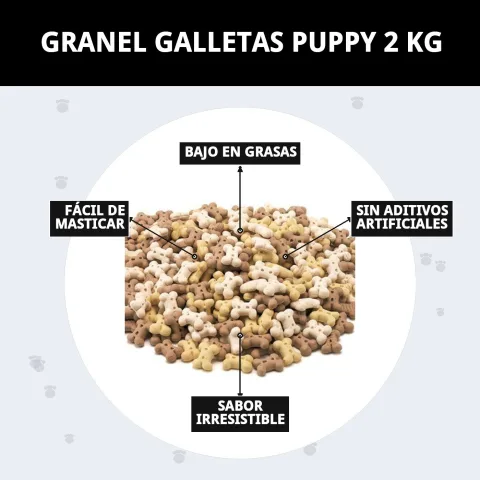 Galletas Puppy Moly ideales para cachorros de todas las razas