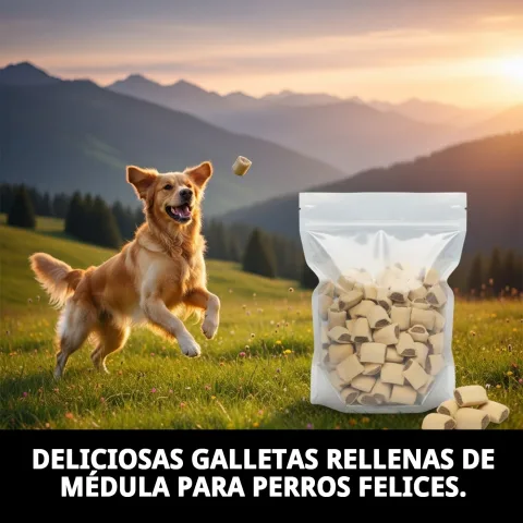 Textura firme de galletas Moly para higiene dental canina