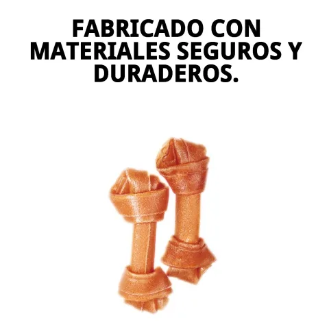 Blister con dos piezas de hueso con nudo para perros