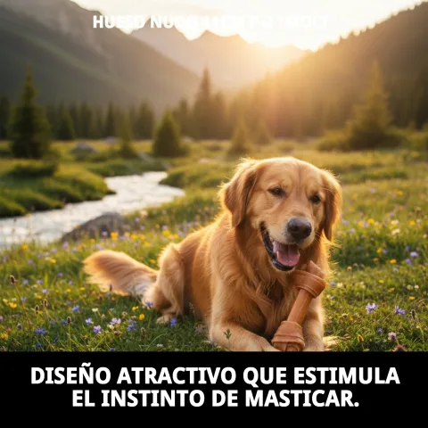 Hueso natural para la higiene dental de perros