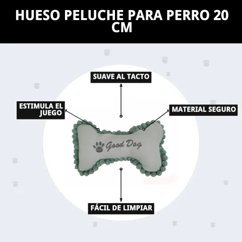 Os en peluche Moly lavable en machine pour chiens