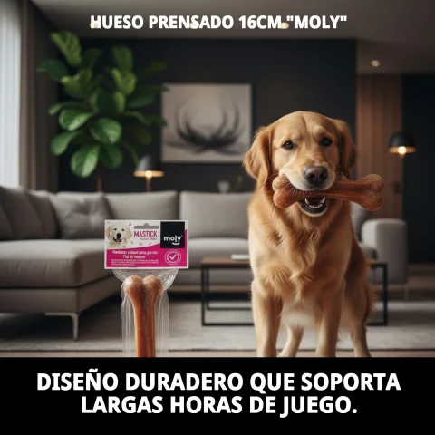 Empaque del hueso prensado 16 cm Moly en tienda online Mar Mascotas