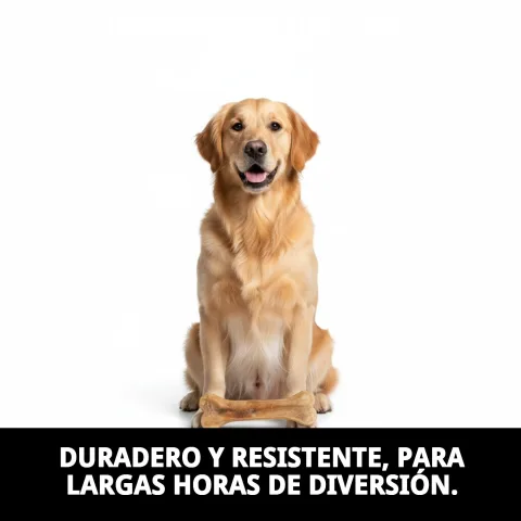 Hueso prensado para fortalecer encías y salud dental canina