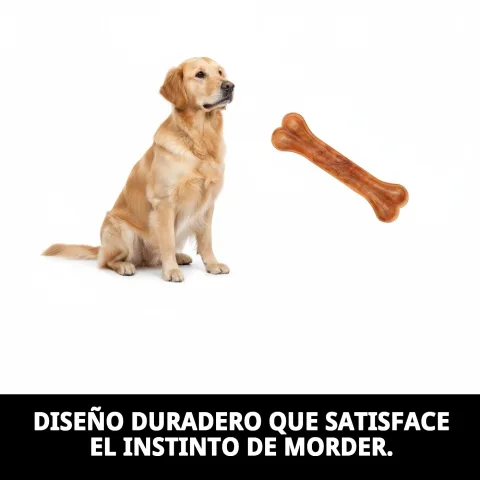 Hueso prensado natural para cuidado dental canino