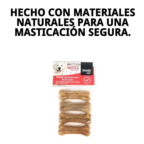 Hueso prensado para masticar y cuidar salud dental canina