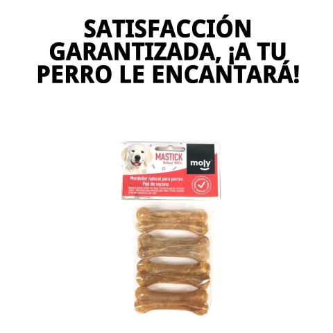 Hueso prensado P-4 Moly como premio saludable para perros