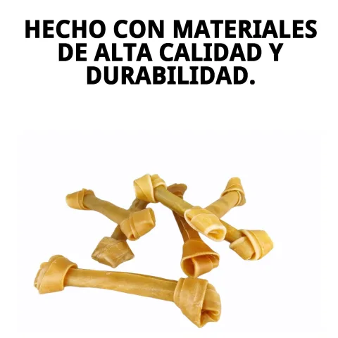 Bolsa con 10 huesos resistentes para masticación prolongada