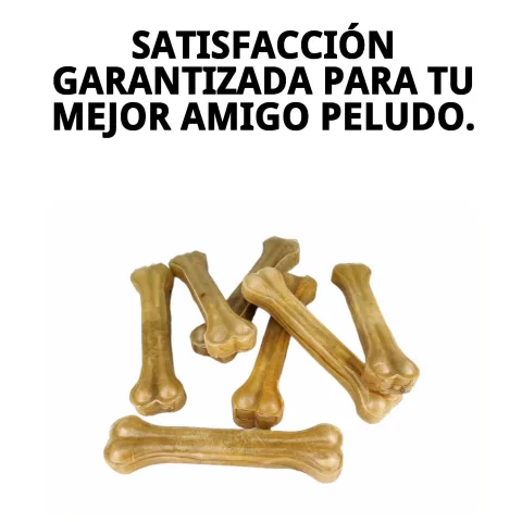 Comparativa del tamaño del hueso prensado de 11 cm para perros pequeños