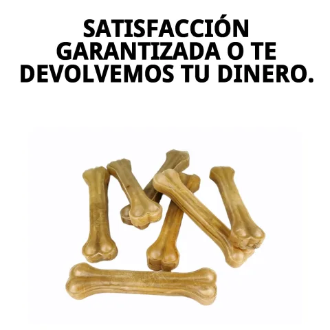 Presentación a granel de huesos prensados para perros