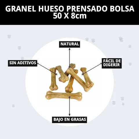 Snack natural bajo en grasas para perros pequeños y medianos