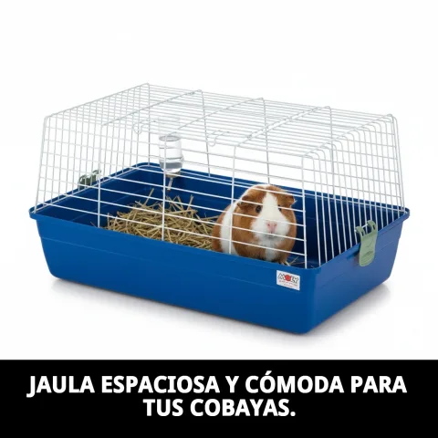 Detalle diseño desmontable jaula para cobayas