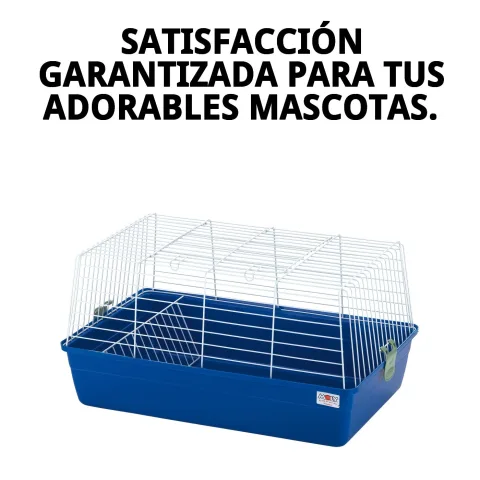 Limpieza fácil de la jaula desmontada para cobayas