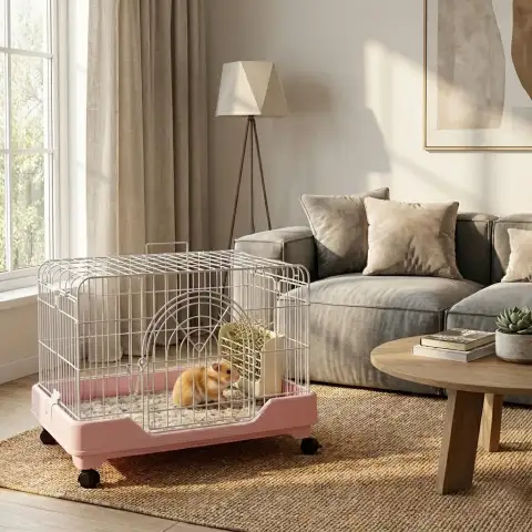 Roulettes pivotantes de la cage Living Dream pour une mobilité facile