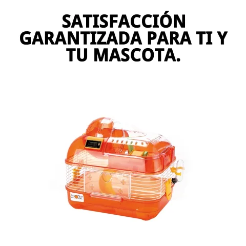 Jaula desmontada mostrando las piezas para mantenimiento