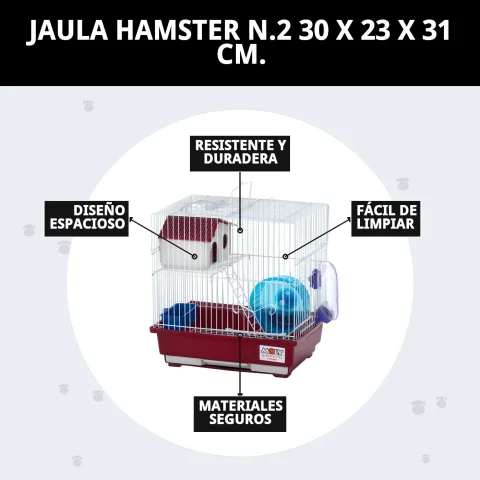 Transporte cómodo de la jaula desmontable para hámsters