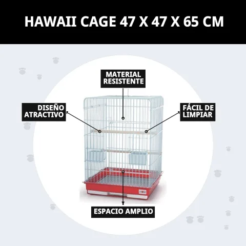 Cage Hawai en intérieur pour chiens et chats
