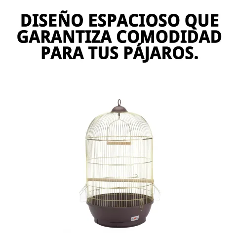 Fond amovible pour un nettoyage facile de la cage Jamaica Dorée