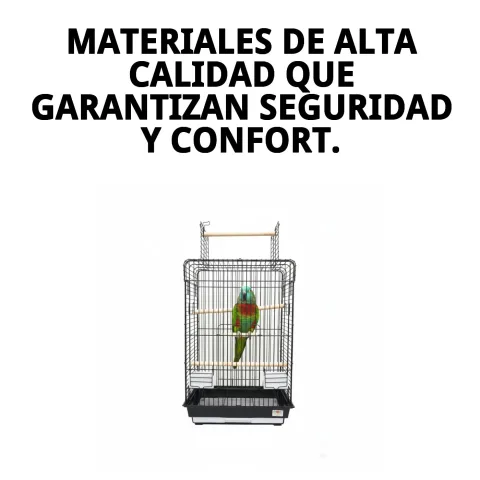 Jaula Malawi con estructura robusta y ventilación adecuada