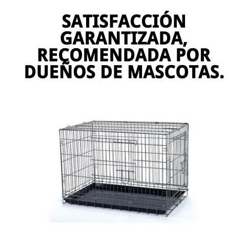 Jaula metálica con estructura robusta y resistente