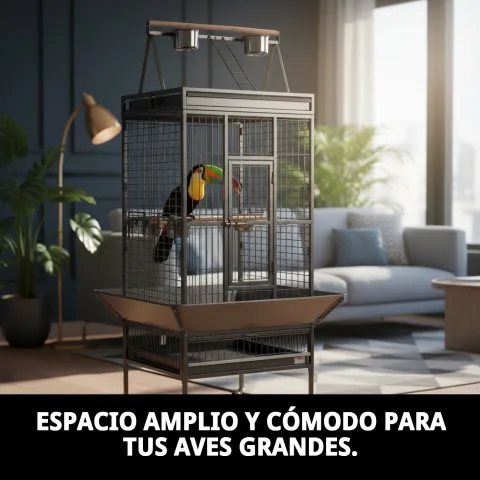 Mangeoires intégrées dans la Cage Tucan