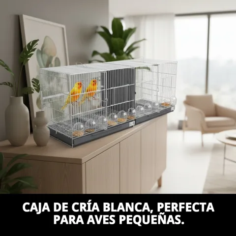 Bandeja extraíble para limpieza fácil jaulón
