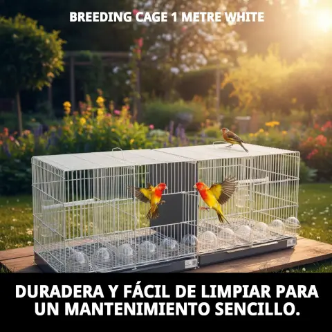Jaulón para cría de aves con diseño moderno