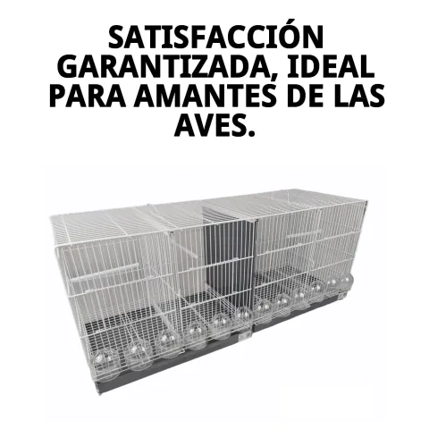 Jaulón de cría para aves con buena ventilación