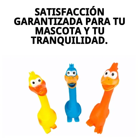 Juguete Pollo Funny de 28 cm en diferentes colores disponibles