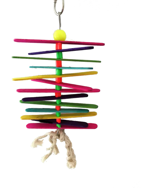 JUGUETE INTERACTIVO C/SONIDO MADERA PALITOS COLORES 25,4x10CM