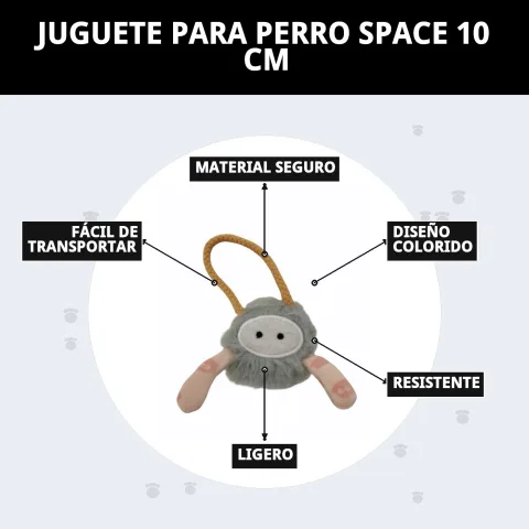 Emballage du jouet Space pour chiens Moly chez La Tribu Animale
