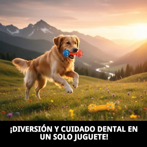 Perro mordiendo juguete dental vinilo pesa 16 cm