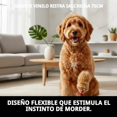 Juguete ristra salchicha colgado para juego interactivo