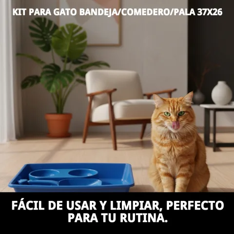 Nettoyage facile avec la pelle du kit chat