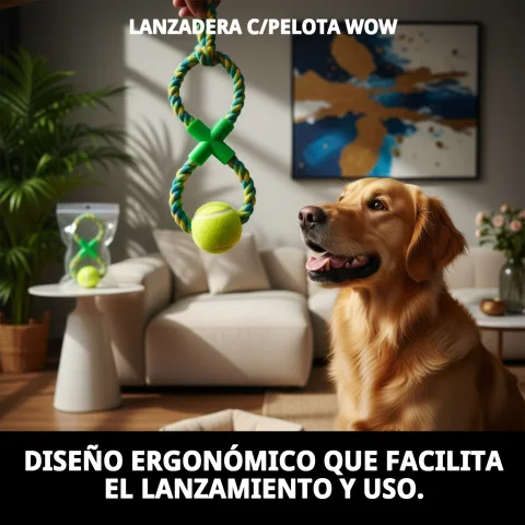 Matériau résistant et durable du lanceur pour chiens