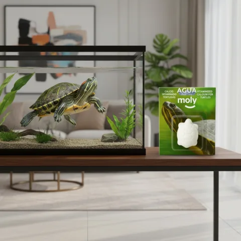Conditionneur d'eau MOLY pour tortues disponible chez La Tribu Animale