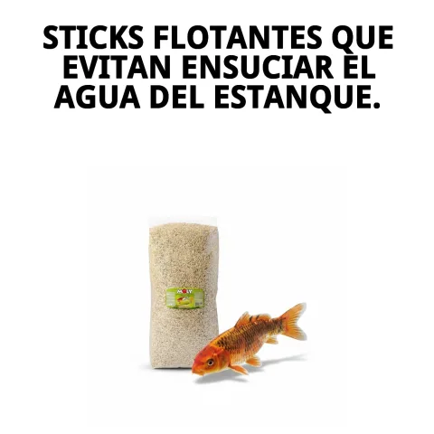 Ingrédients sélectionnés MOLY Estanque Sticks pour poissons