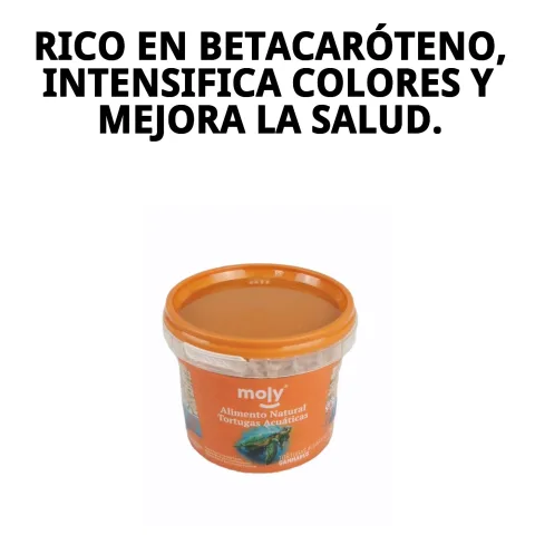 Aliment Moly Gammarus pour poissons dans un flacon transparent