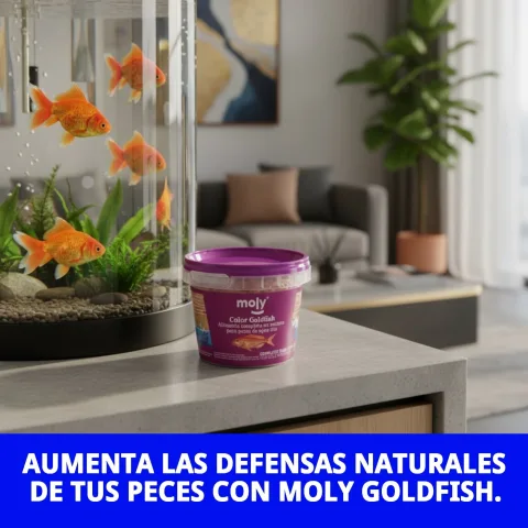 Aliment pour Goldfish MOLY GOLDFISH en format liquide