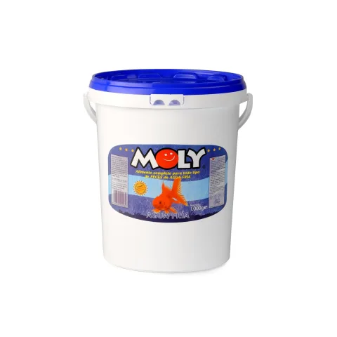 Flocons d'aliment premium MOLY GOLDFISH COLOR pour poissons d'ornement