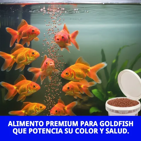 Granulé MOLY Goldfish Color en main