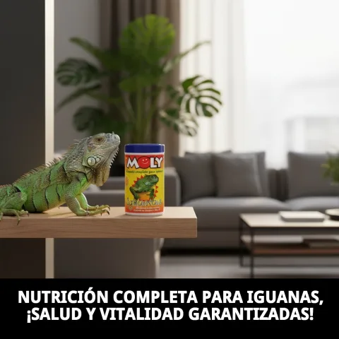 Ingredientes naturales en MOLY IGUANAS para iguanas