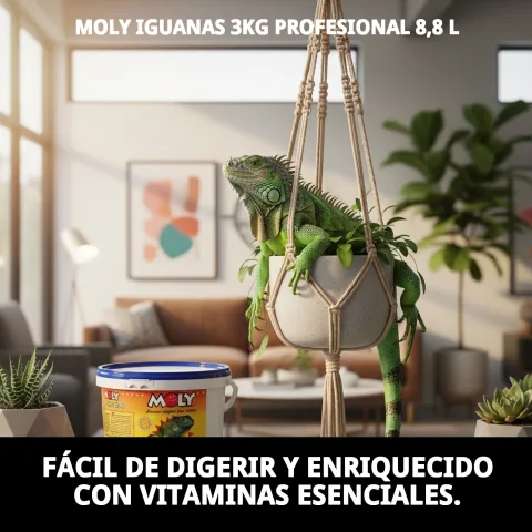 Paquete completo de MOLY IGUANAS 3kg Profesional
