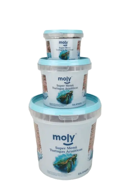 Emballage de Moly Menu pour Tortues avec alimentation complète