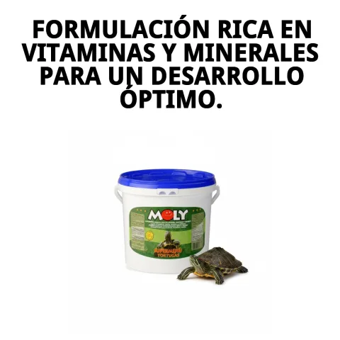 Vue latérale de l'emballage Moly Menu Tortues 1.5 kg