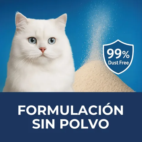 Détail de la texture douce de la litière en gel de silice pour chats